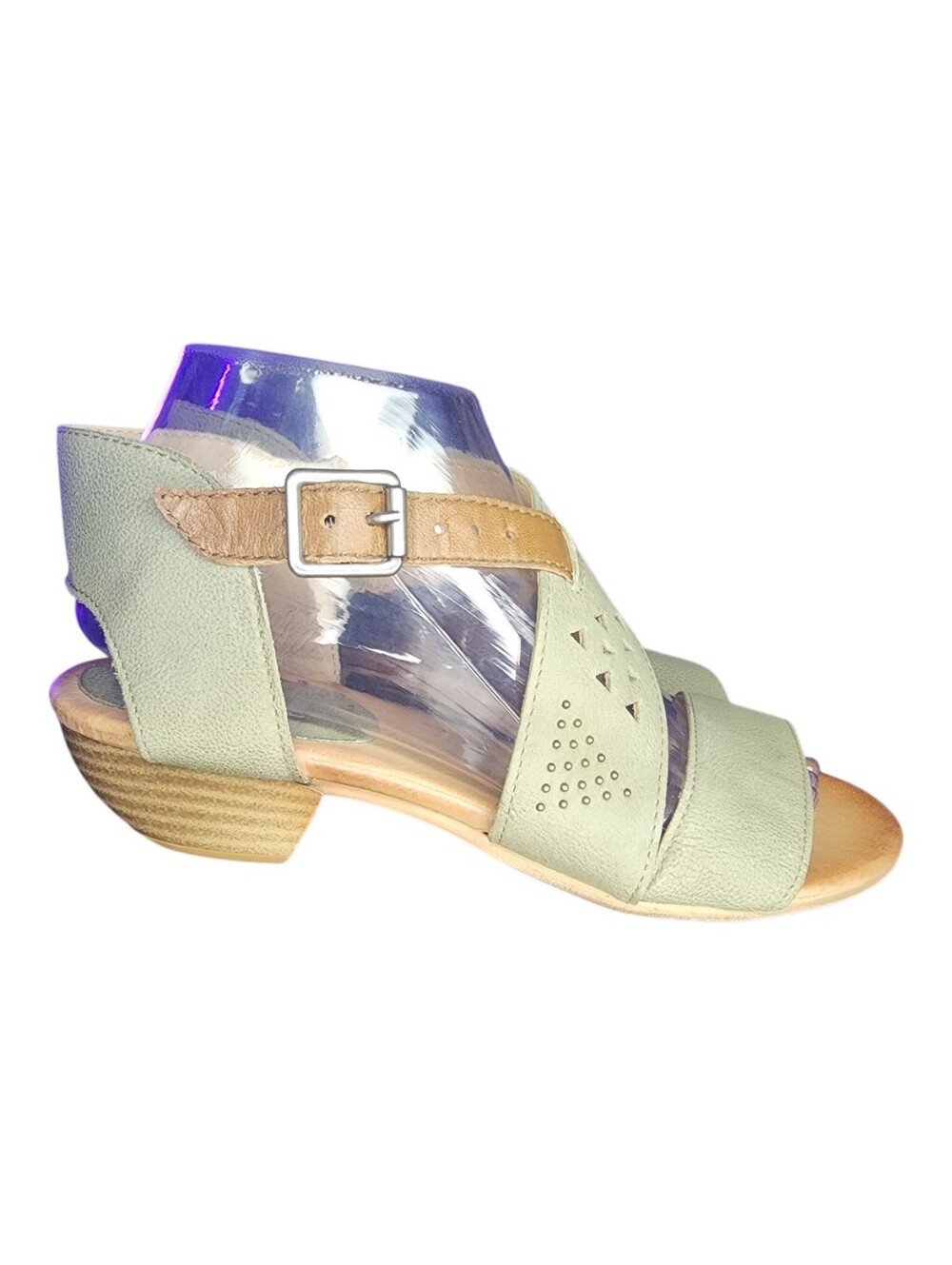 Miz Mooz Cienna Leather Strappy Sandals, Womens 38 Wide (7.5-8 US) - Picture 2 of 11